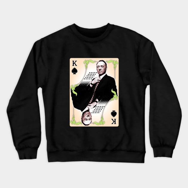 The King of Spades Crewneck Sweatshirt by Aine Creative Designs